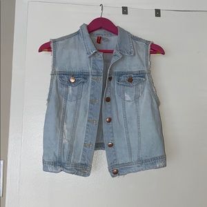 H&M denim vest